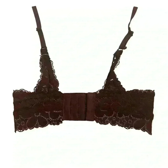 Aerie Real Happy Wireless Lace Bra 32B NWT Adjustable Racerback - Picture 2 of 5